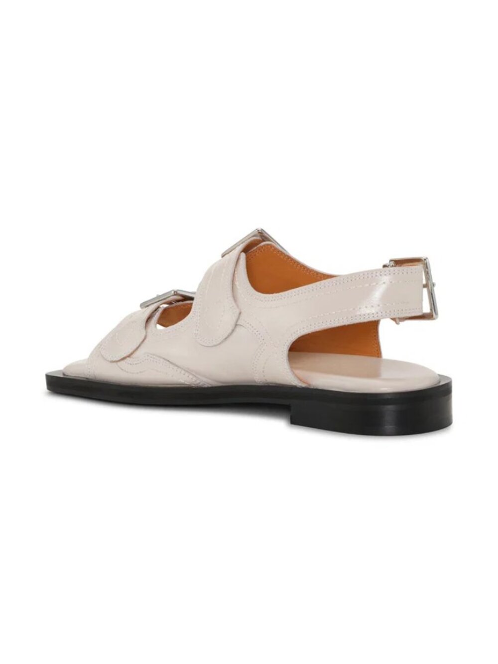 GANNI - White Embroidered Western Sandals - Size 9 - Picture 3 of 14